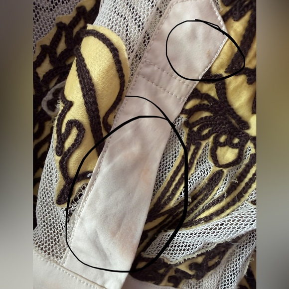 Tory Burch Brigitte Wheat Print Roll Tab Shirt - Picture 8 of 16